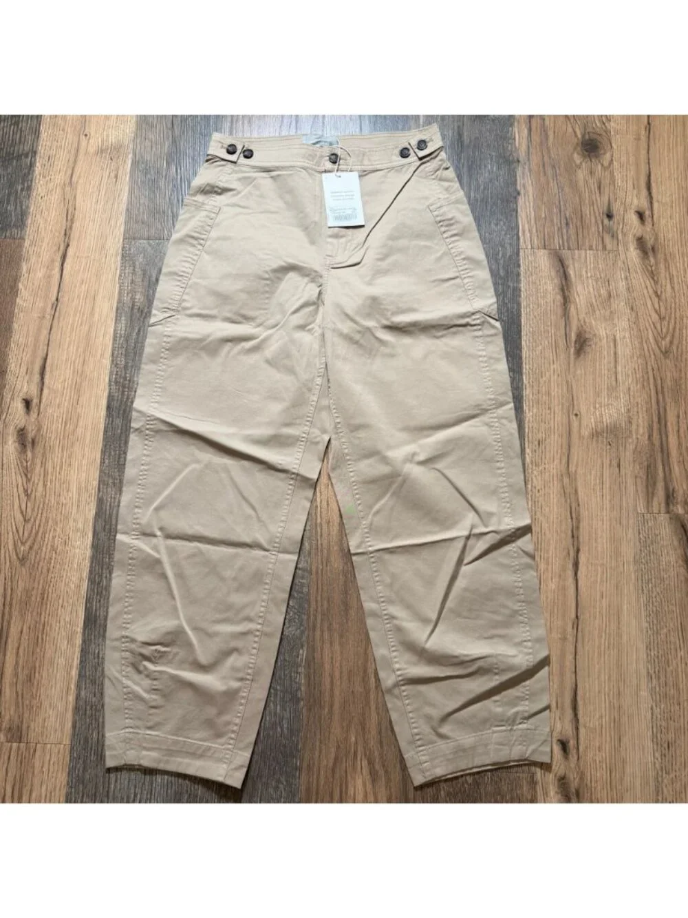 Everlane The Fatigue Barrel Pant Trench Coat Khaki Size 4 NWT